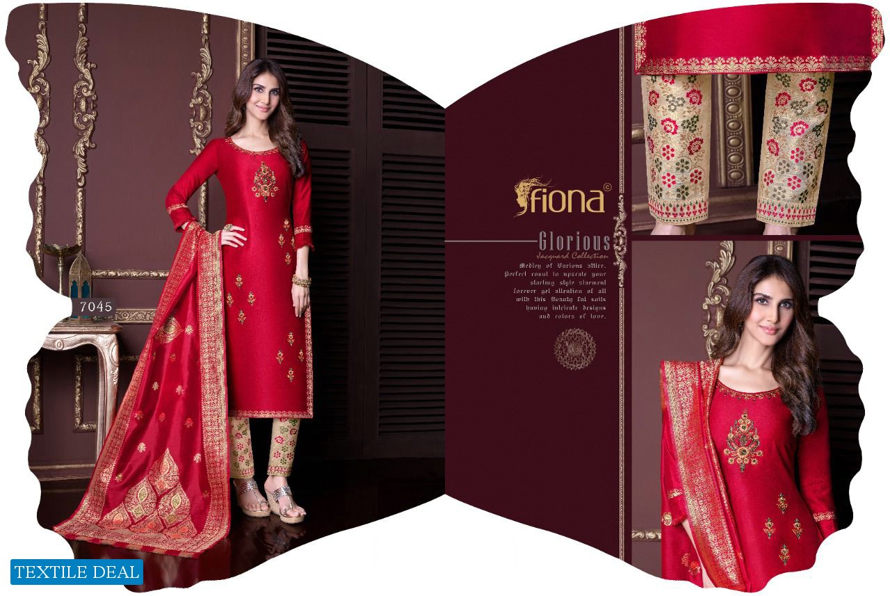 Fiona Meenakari Vaani Kapoor Collection Wholesale Bemberg Silk Salwar Kameez