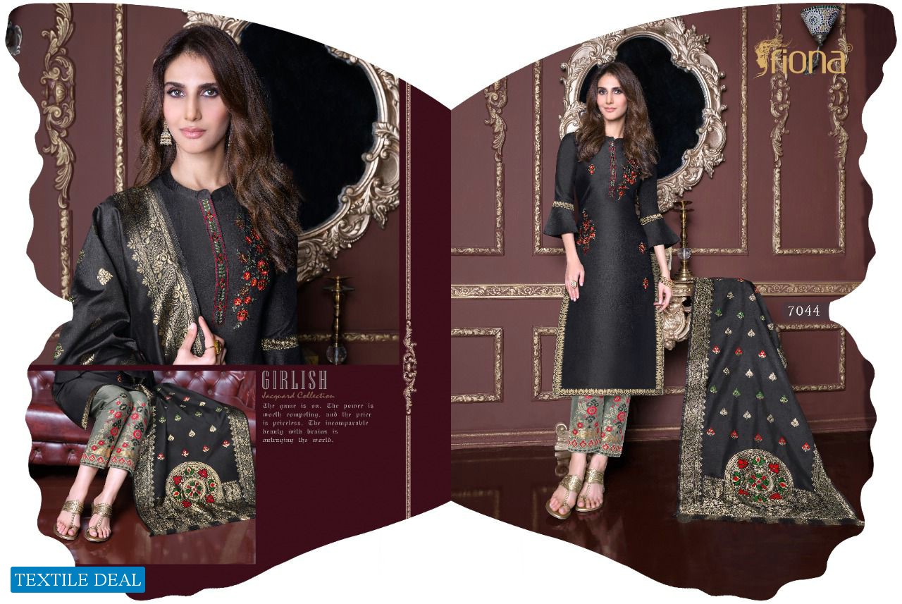 Fiona Meenakari Vaani Kapoor Collection Wholesale Bemberg Silk Salwar Kameez