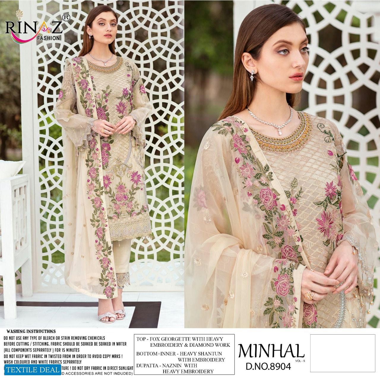 Rinaz Minhal Vol-5 Wholesale Pakistani Concept Dresses