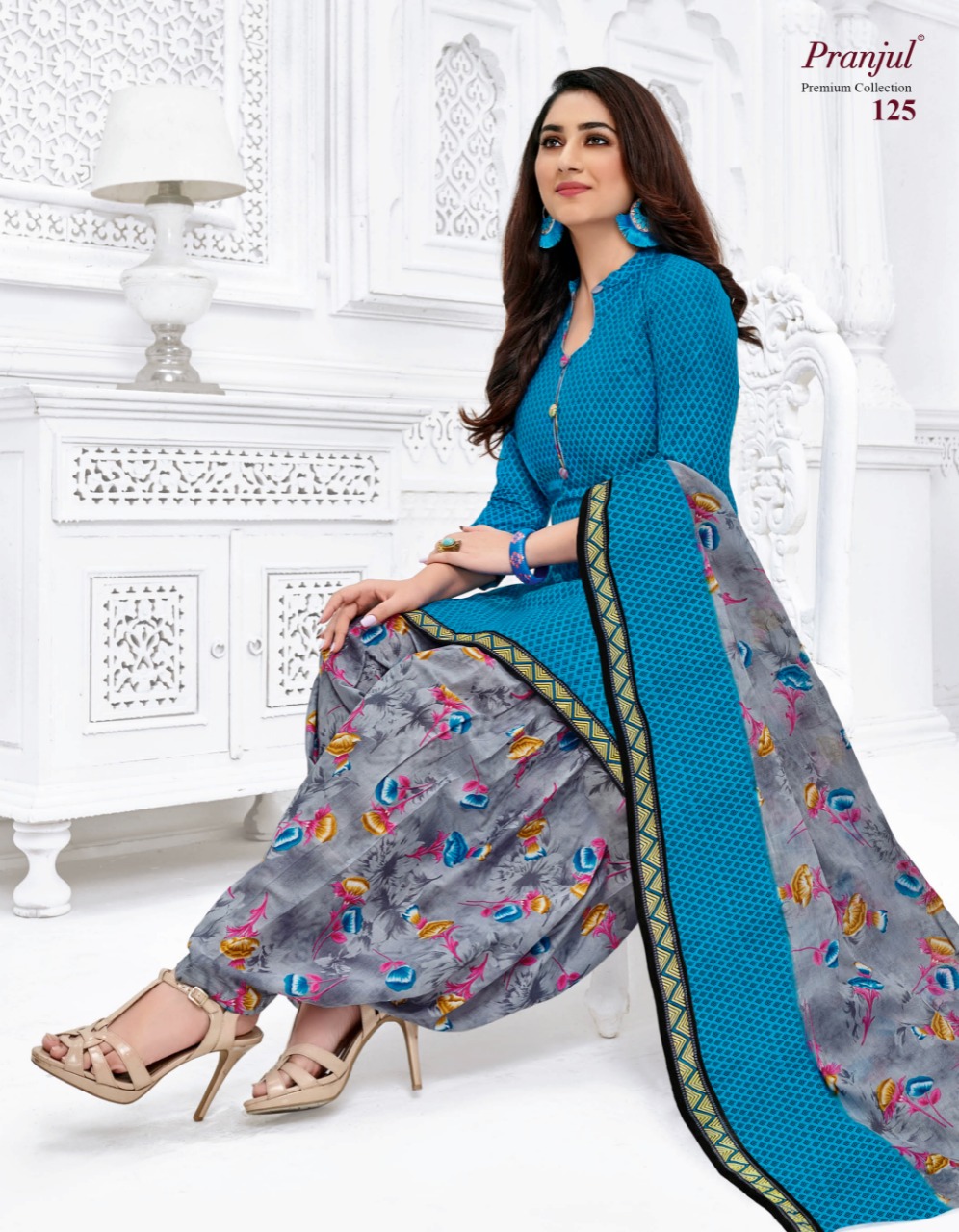 PRANJUL PREMIUM COTTON PRINTED STYLISH DESIGNER DRESS MATERIAL COLLECTION