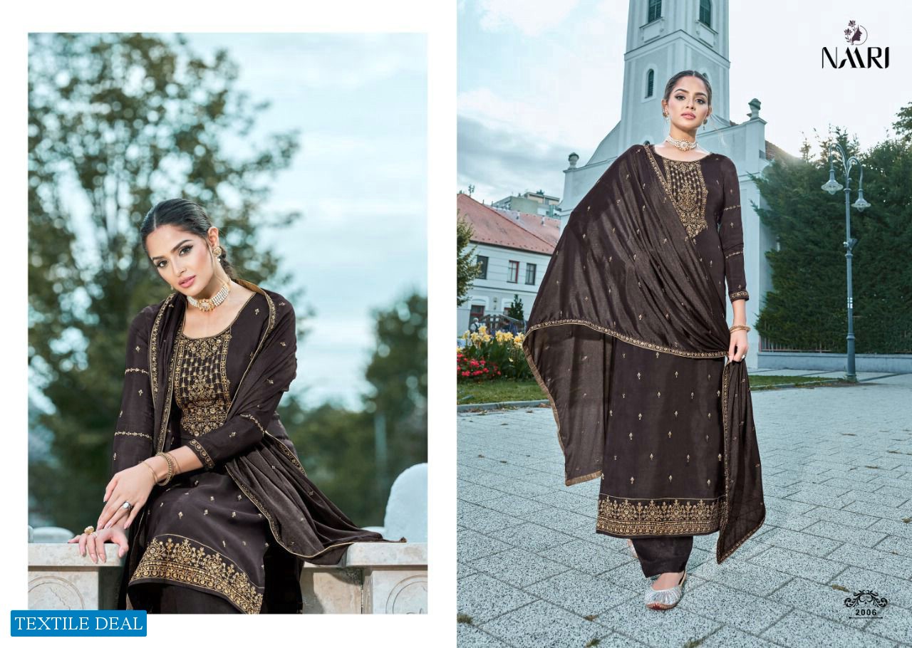 Naari Zuri Wholesale Straight Designer Salwar Kameez