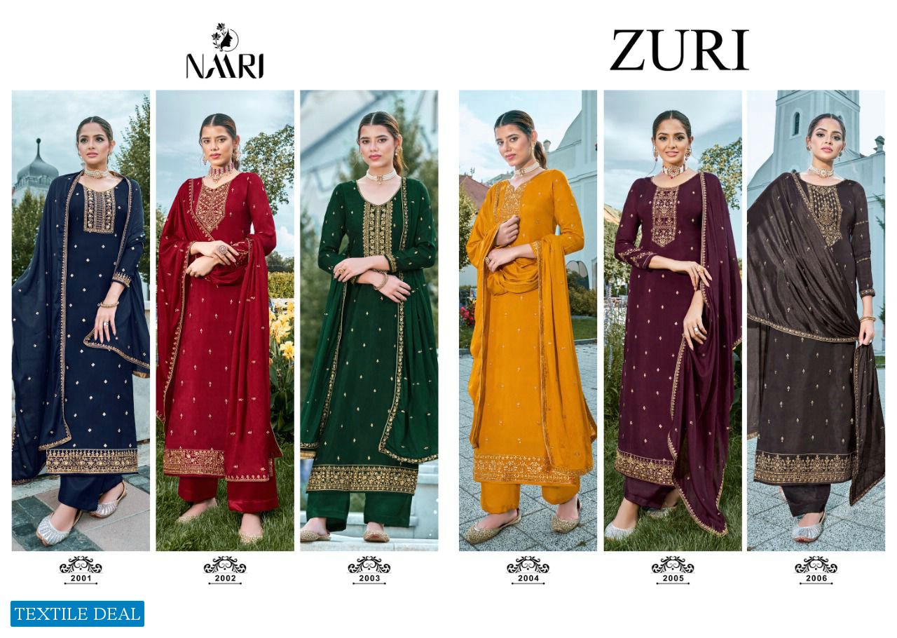 Naari Zuri Wholesale Straight Designer Salwar Kameez