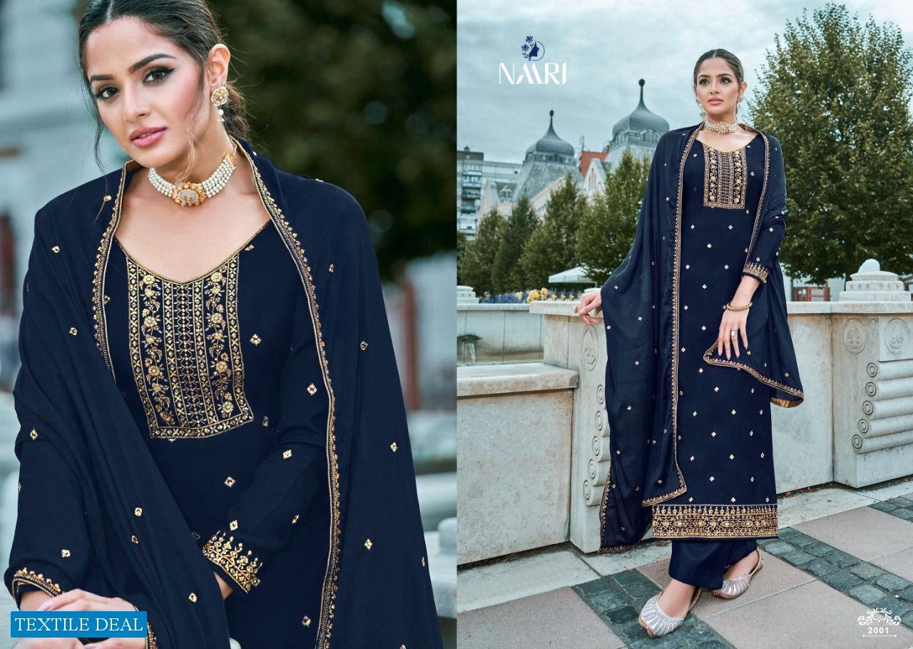 Naari Zuri Wholesale Straight Designer Salwar Kameez