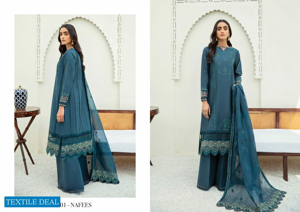 Xenia Formals Vol-1 Maram Unstitched Lawn Original Pakistani Dress