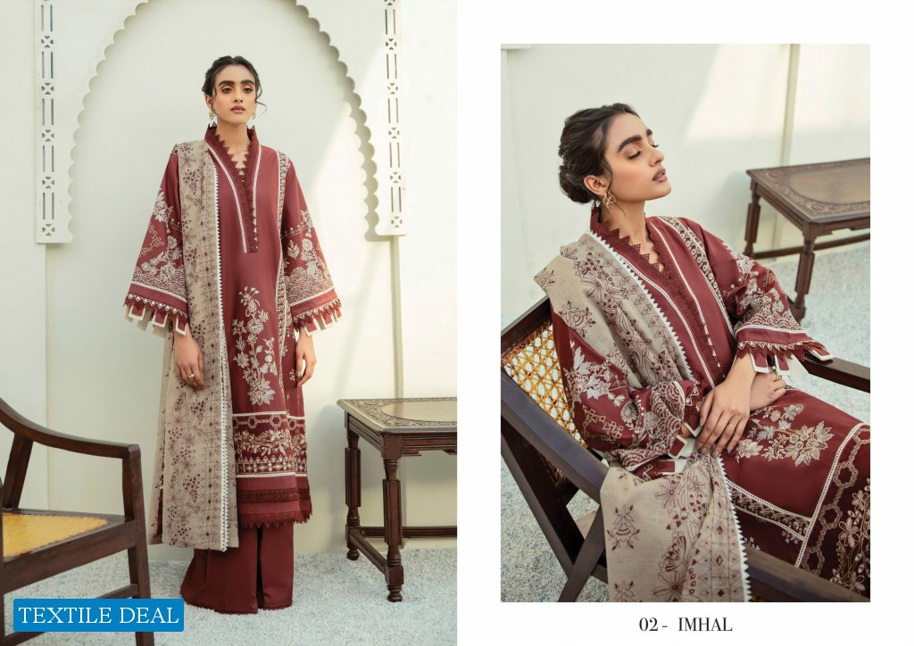 Xenia Formals Vol-1 Maram Unstitched Lawn Original Pakistani Dress