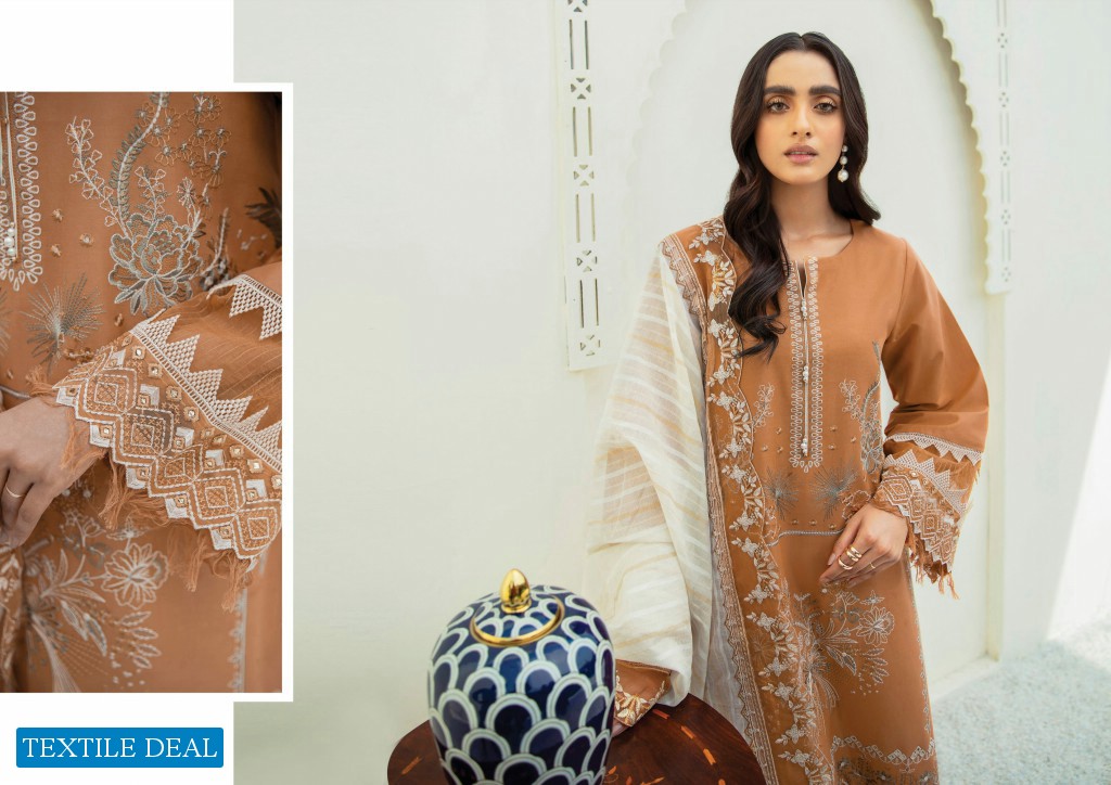 Xenia Formals Vol-1 Maram Unstitched Lawn Original Pakistani Dress