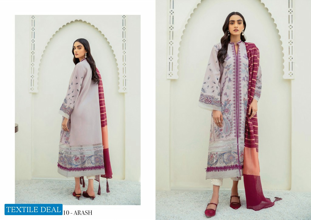 Xenia Formals Vol-1 Maram Unstitched Lawn Original Pakistani Dress