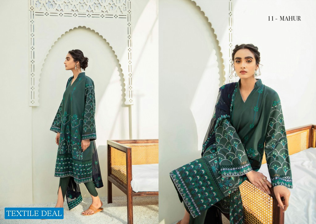 Xenia Formals Vol-1 Maram Unstitched Lawn Original Pakistani Dress