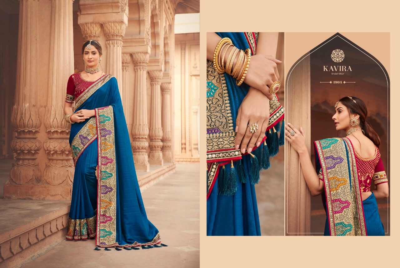 SULASAKSHMI PRESENTS KAVIRA BRIDAL WEAR WOMEN SAREES COLLECTION