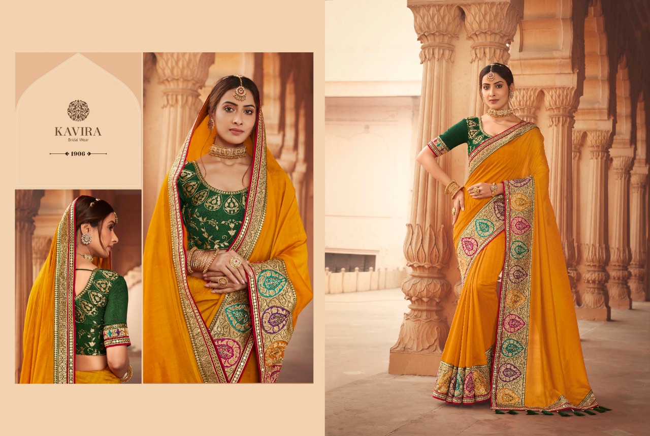 SULASAKSHMI PRESENTS KAVIRA BRIDAL WEAR WOMEN SAREES COLLECTION