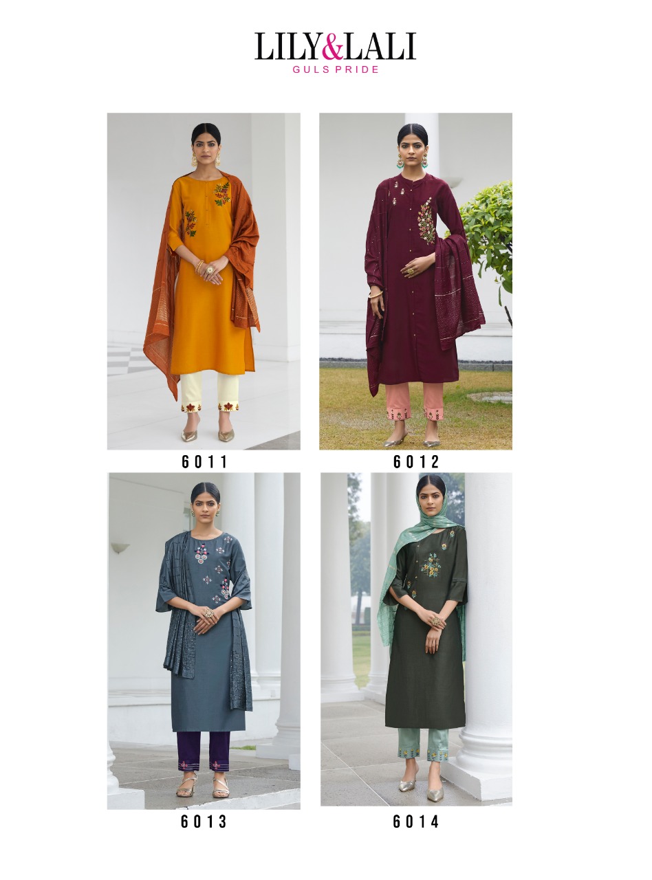 LILY AND LALI PRESENTS MALANIKA BEMBER SILK DESIGNER STYLISH KURTIS