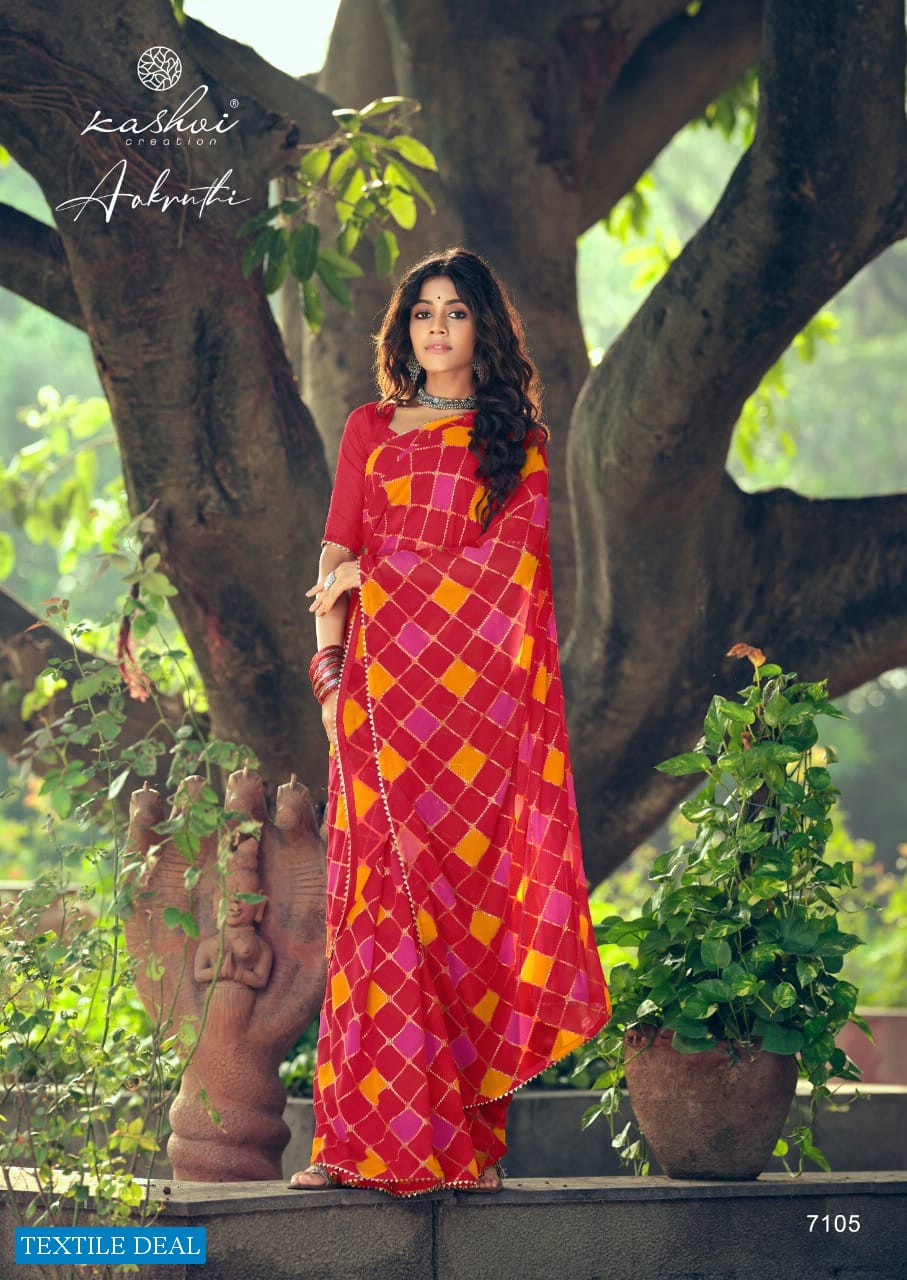 Kashvi Aakruthi Wholesale Shopping Casual Indian Sarees