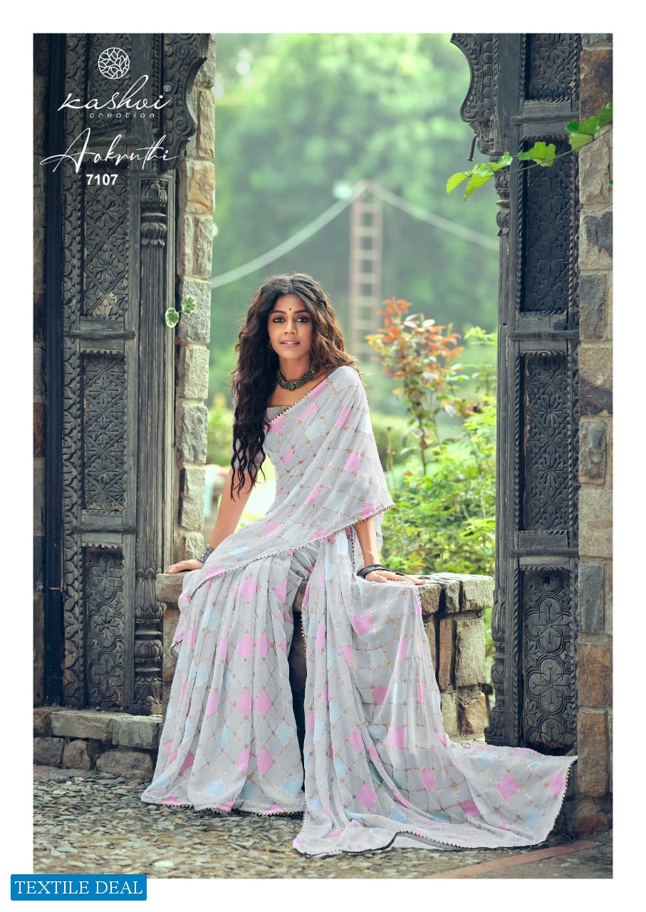 Kashvi Aakruthi Wholesale Shopping Casual Indian Sarees