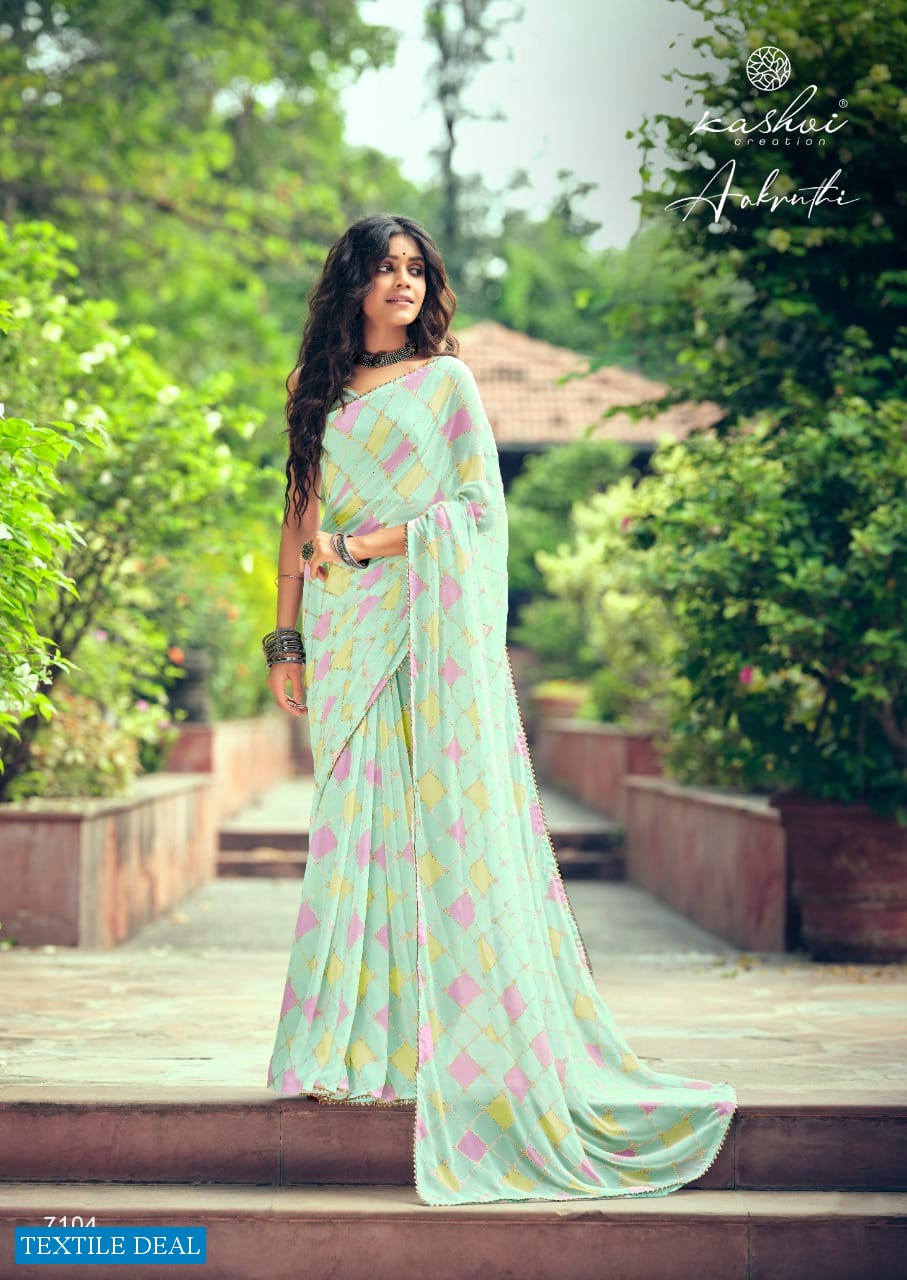 Kashvi Aakruthi Wholesale Shopping Casual Indian Sarees