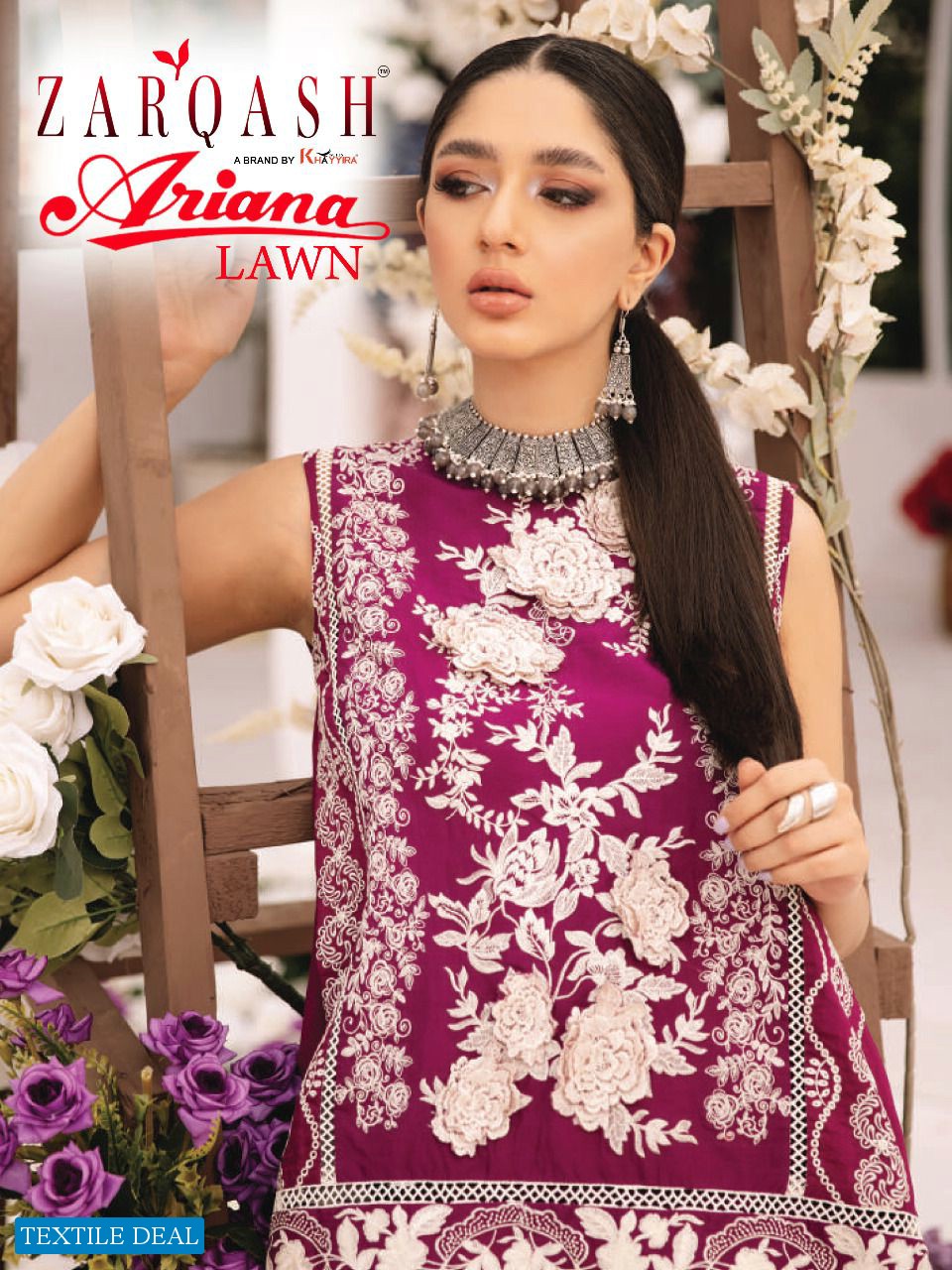 Zarqash Ariana Lawn Wholesale Pakistani Salwar Kameez