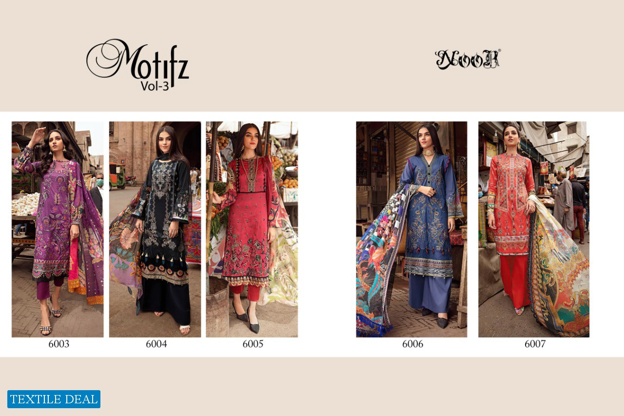 Noor Motifz Vol-3 Wholesale Pakistani Concept Dress Material