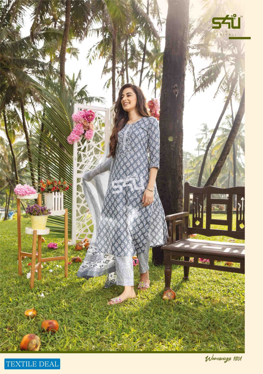 S4u Womaniya Vol-18 Wholesale Full Stitched Designer Dress