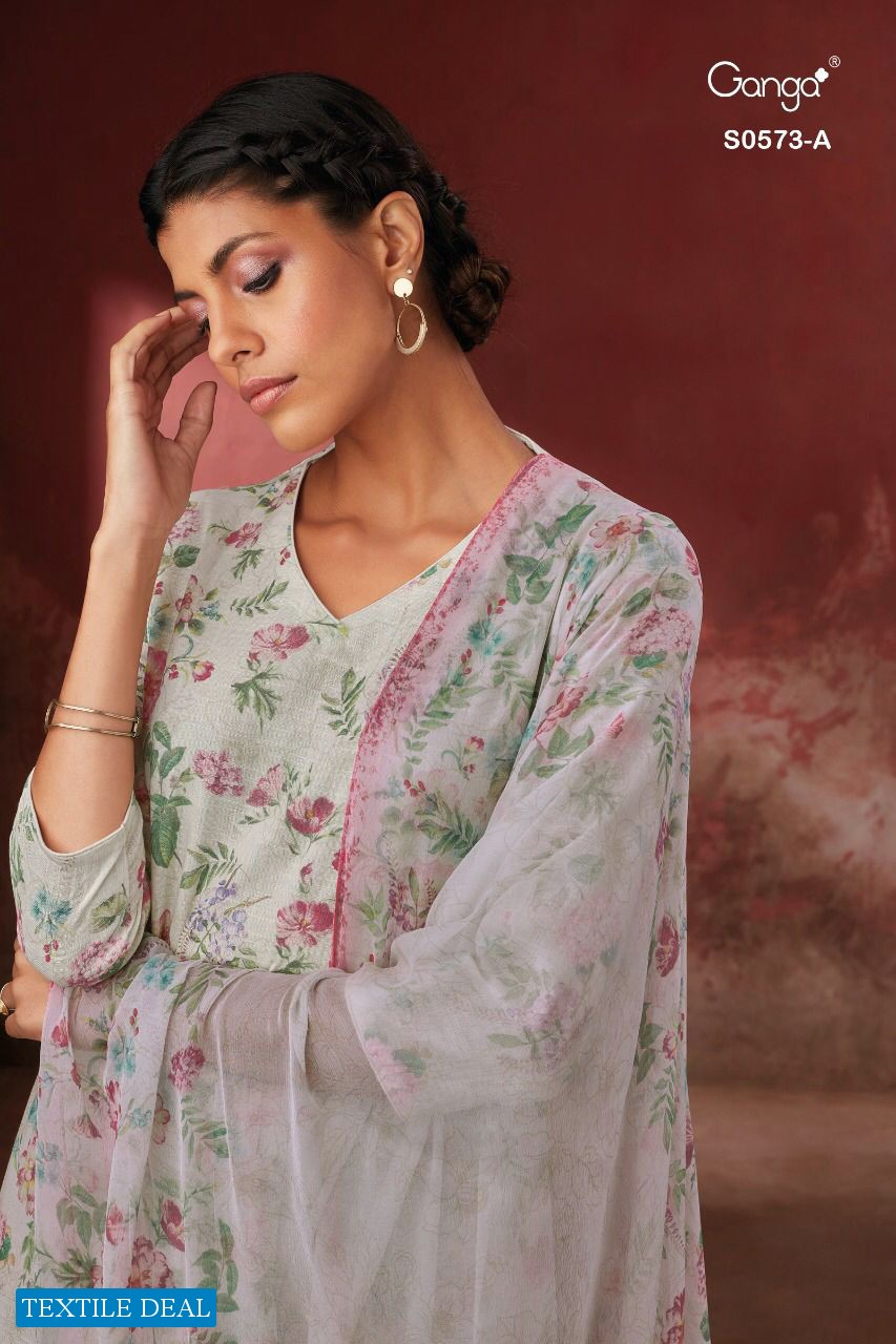 Ganga Rukh S0573 Wholesale Premium Cotton Salwar Kameez