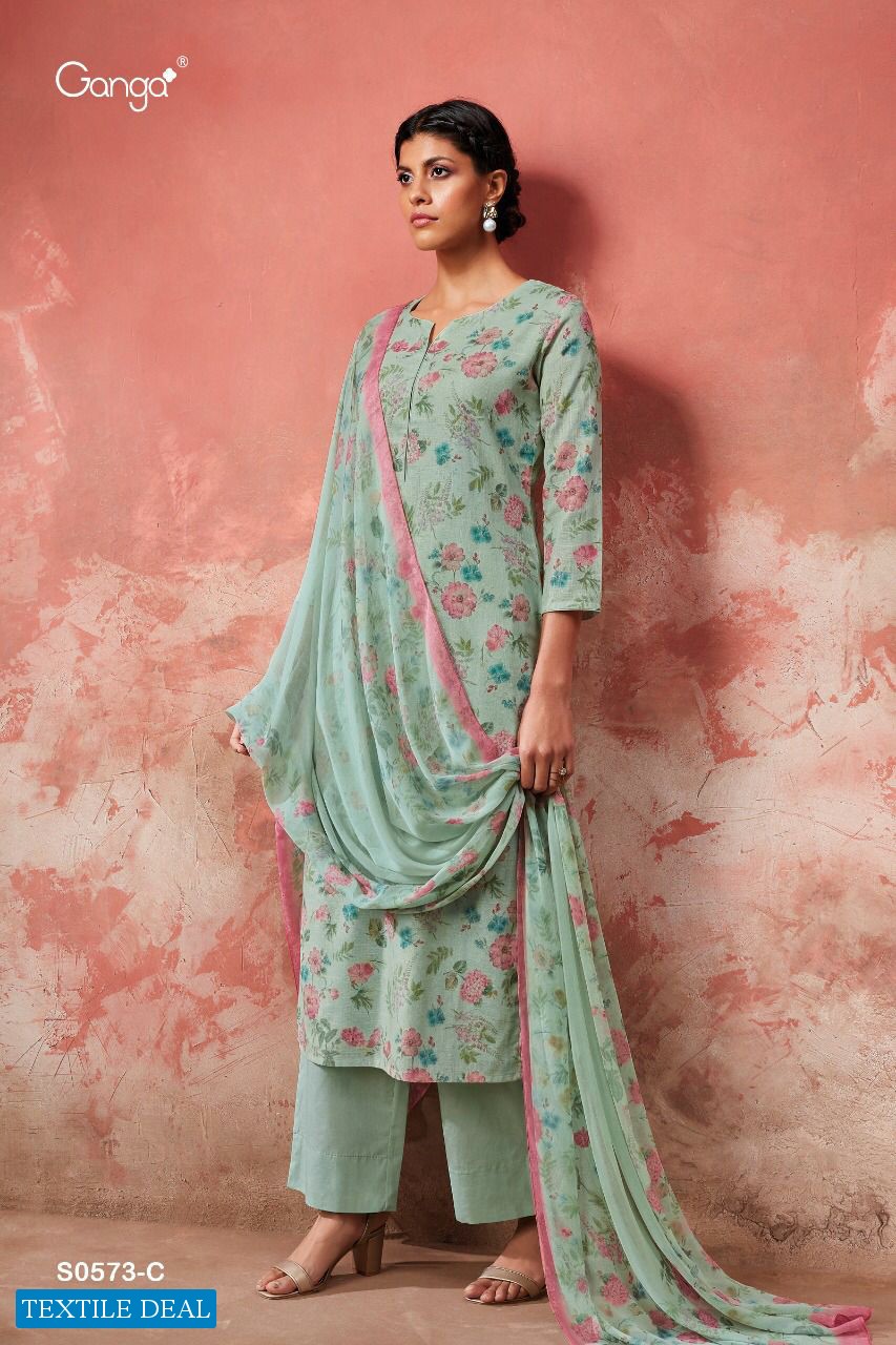 Ganga Rukh S0573 Wholesale Premium Cotton Salwar Kameez