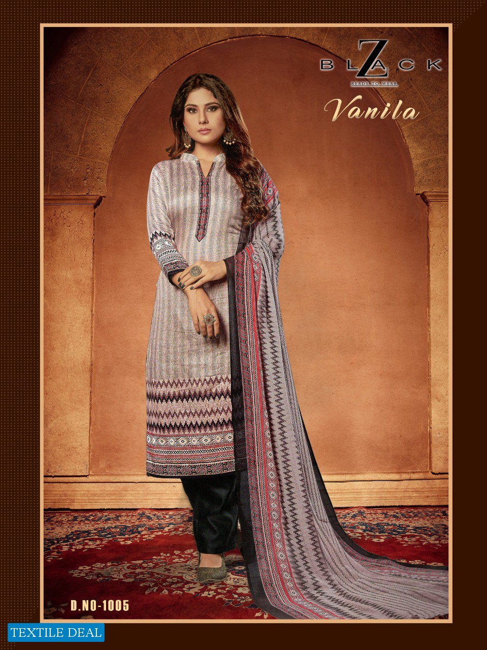 Z Black Vanila Wholesale Readymade Dress Material