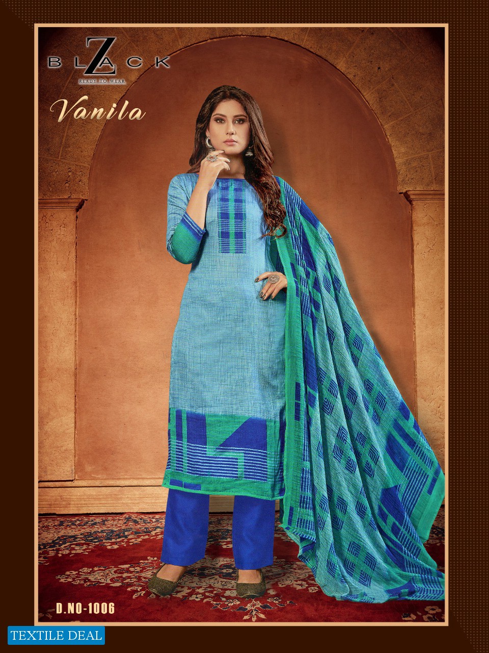 Z Black Vanila Wholesale Readymade Dress Material