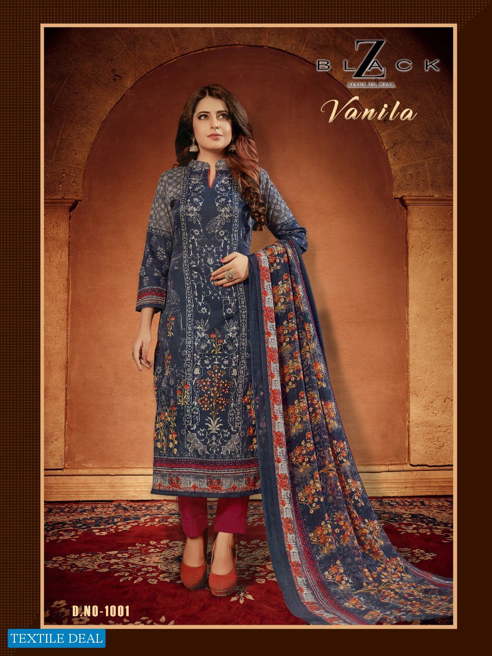 Z Black Vanila Wholesale Readymade Dress Material