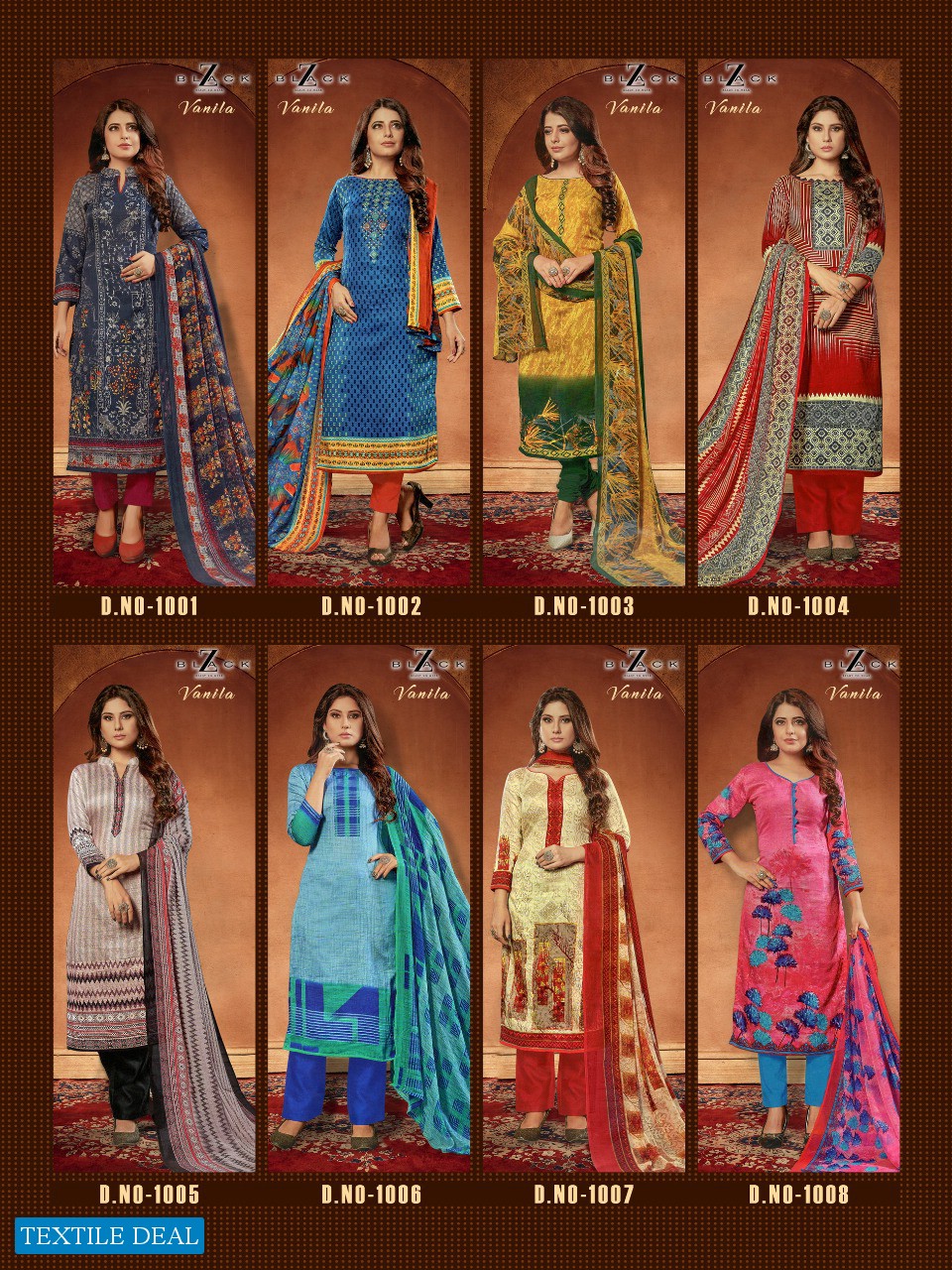 Z Black Vanila Wholesale Readymade Dress Material