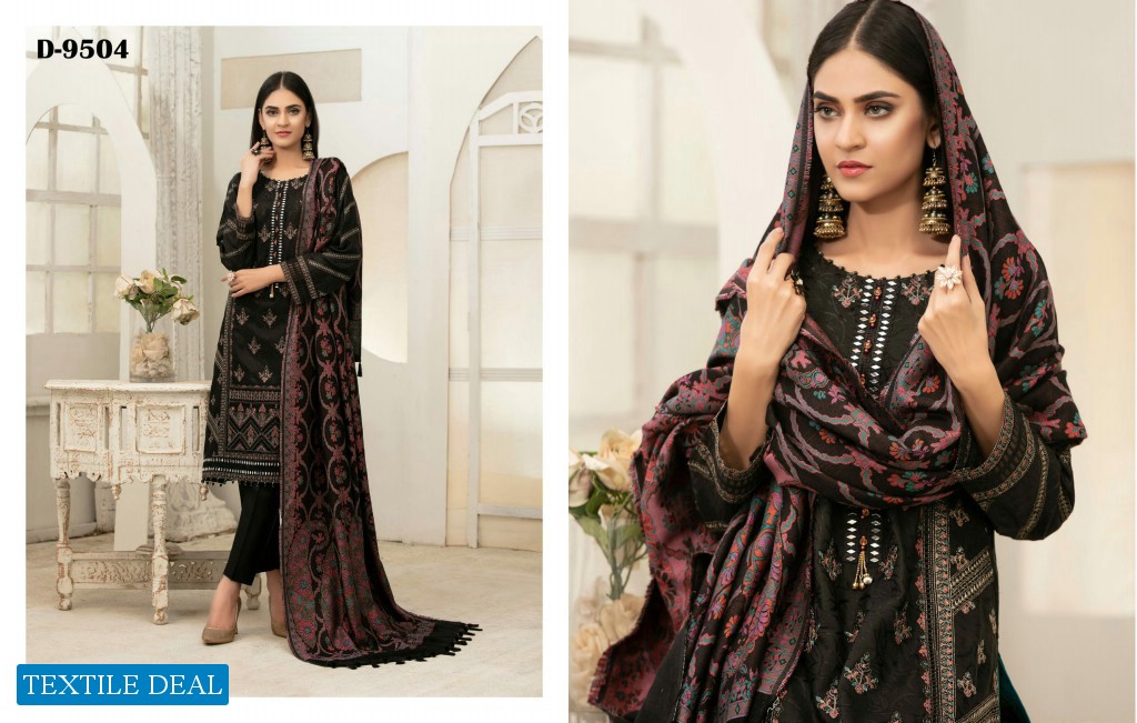 Tawakkal Amelle Pashmina Shawl Viscose Jacquard Salwar Kameez
