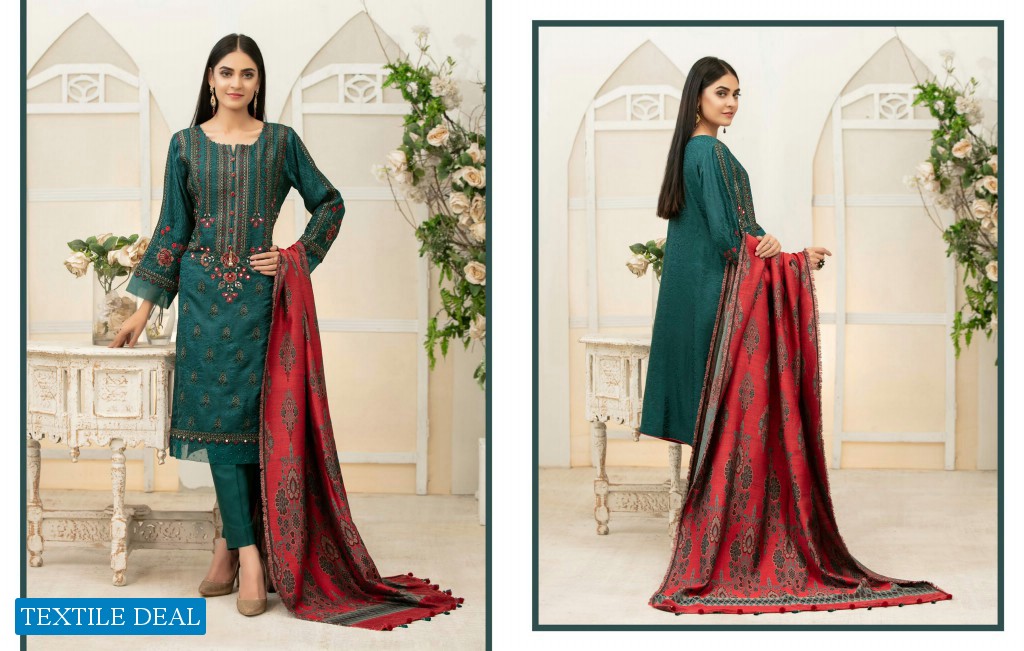 Tawakkal Amelle Pashmina Shawl Viscose Jacquard Salwar Kameez