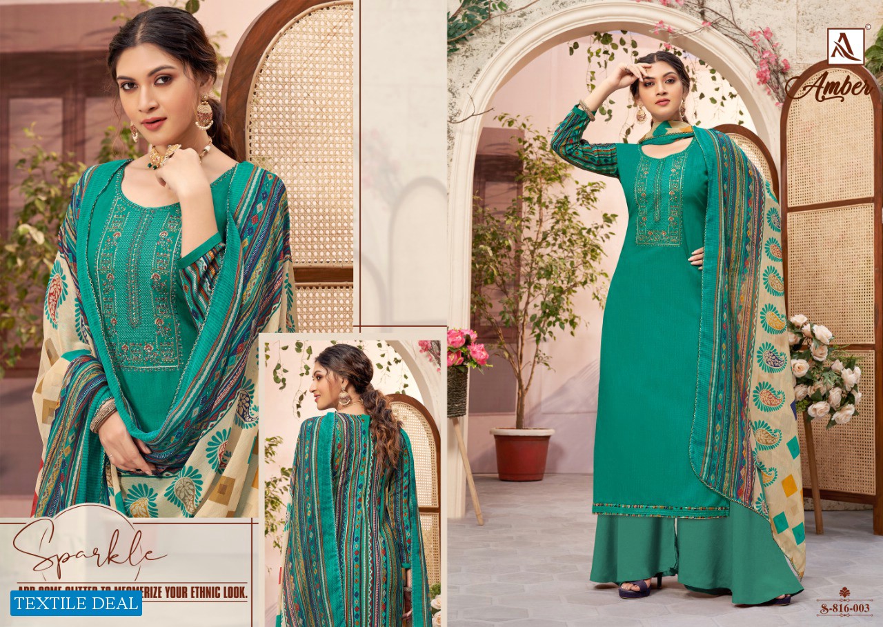 Alok Amber wholesale Pure Viscose Work Dress Material