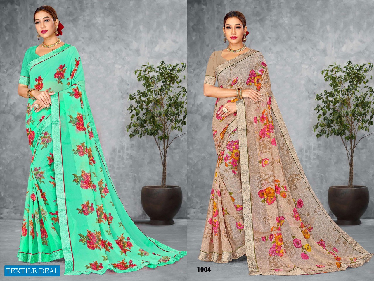 Vivanka Alisha Wholesale Georgette Indian Sarees