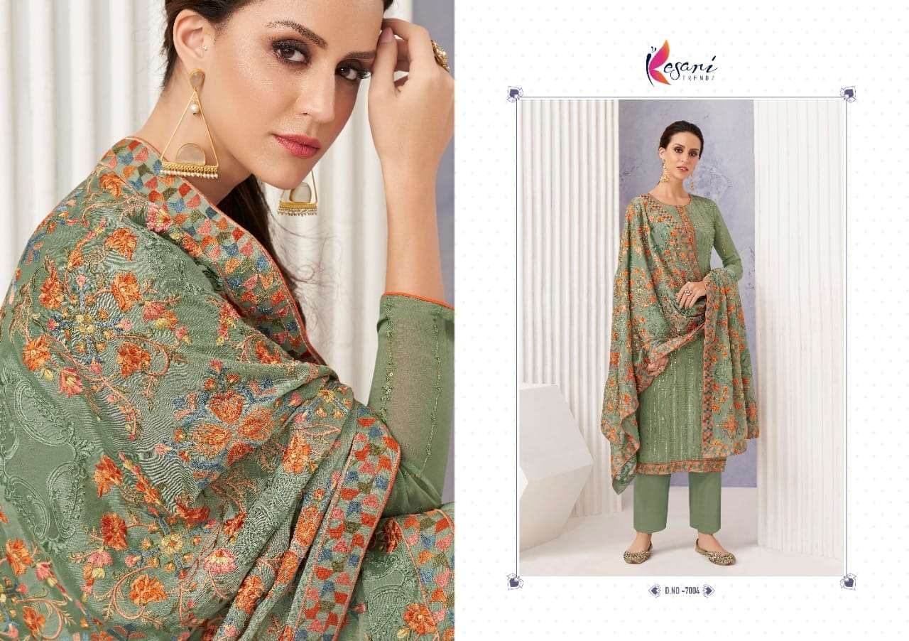 RUBY BY KESARI TRENDZ GEORGETTE EMBROIDERY DESIGNER SUITS