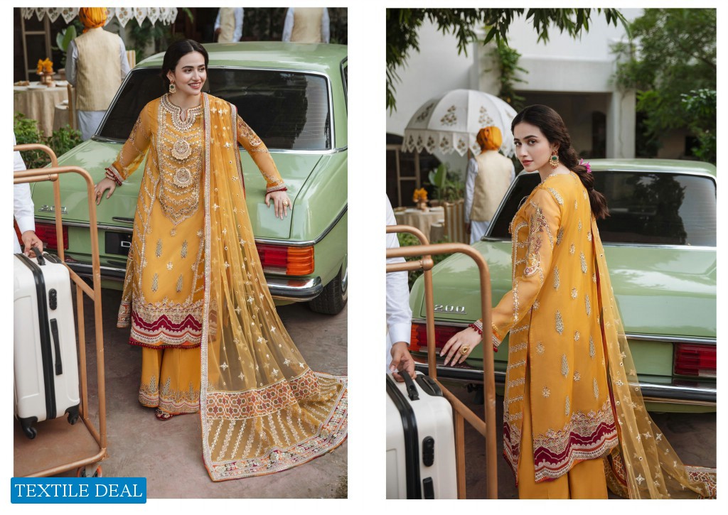 Qalamkar Luxury Formals Shadmani Wholesale Original Pakistani Dress