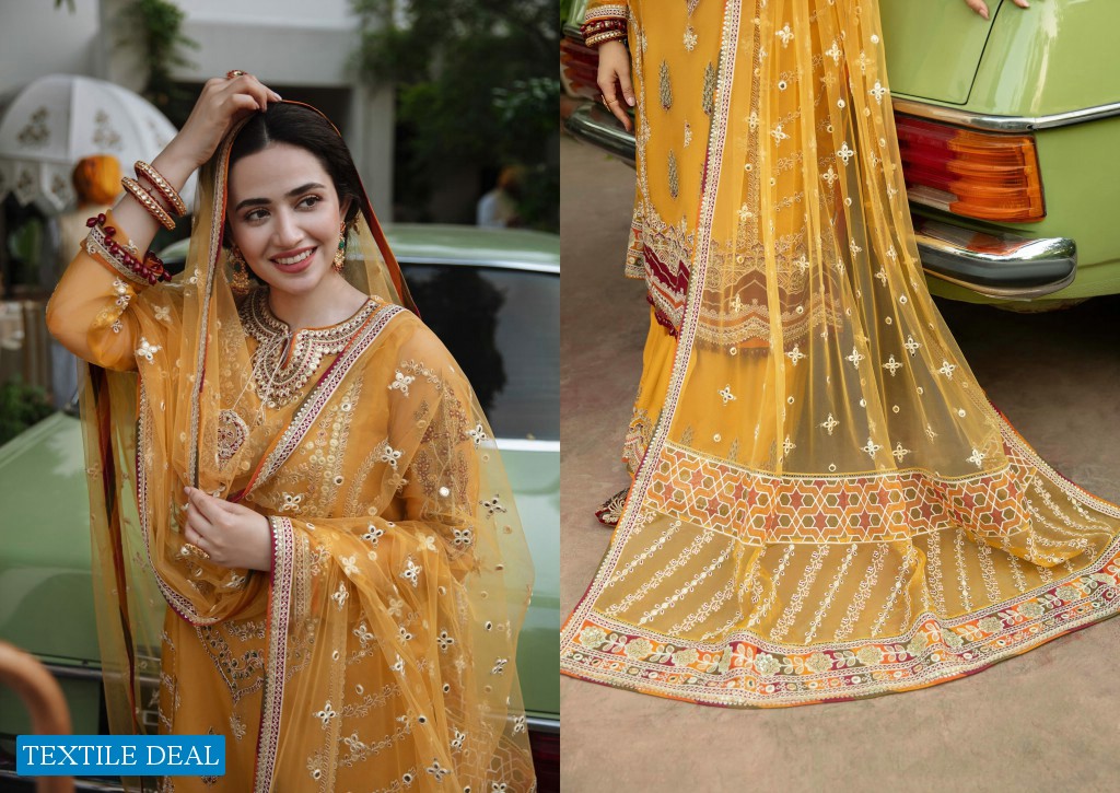 Qalamkar Luxury Formals Shadmani Wholesale Original Pakistani Dress