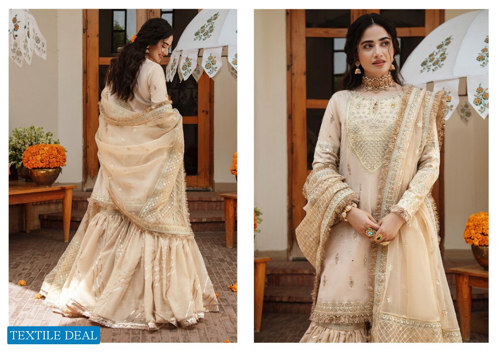 Qalamkar Luxury Formals Shadmani Wholesale Original Pakistani Dress