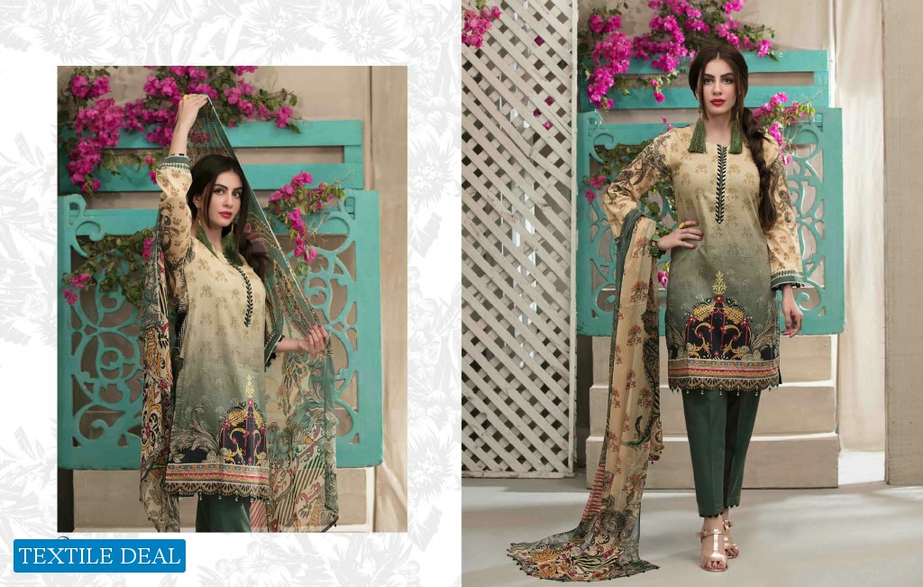 Tawakkal La Fete Lawn Digital Stitched Original Pakistani Salwar Kameez