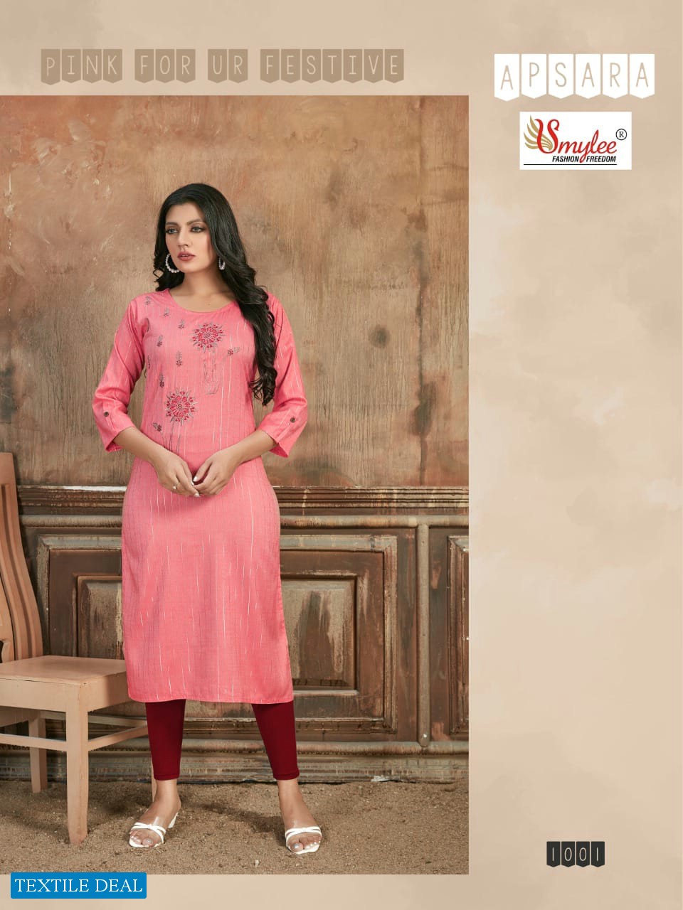Smylee Apsara Wholesale Long Kurti Catalogs Collection