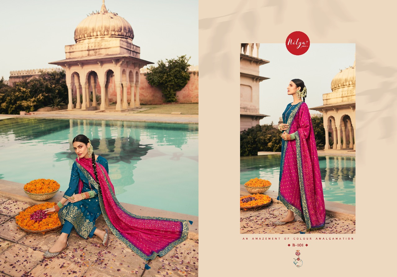 LT NITYA BANDHANI DOLA JAQUARD ASTONISHING SALWAR SUIT CATALOG