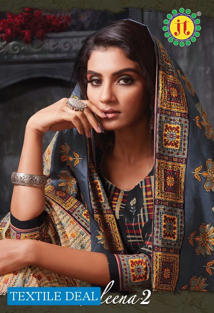JT Aleena Vol-2 Wholesale Pure Cotton Formal Dress Material