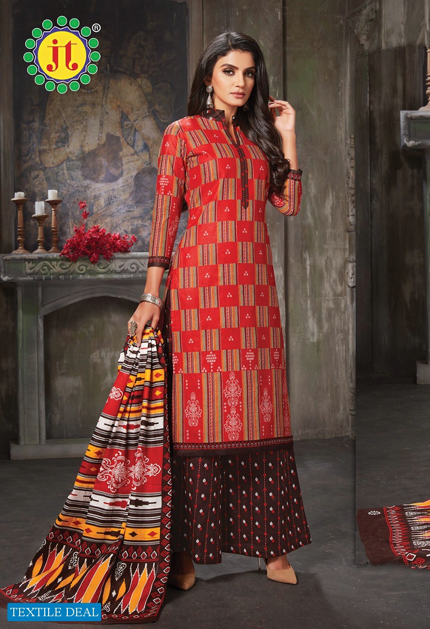 JT Aleena Vol-2 Wholesale Pure Cotton Formal Dress Material