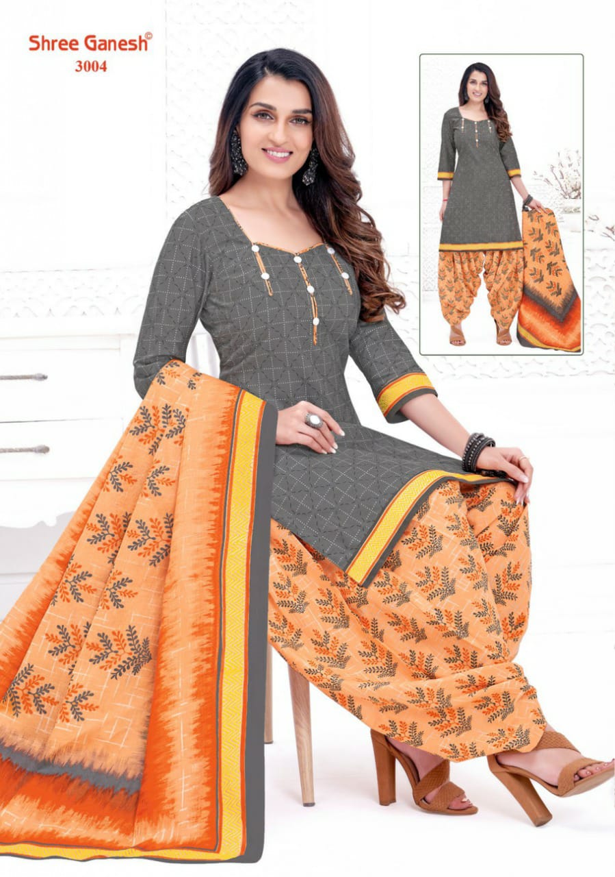 SHREE GANESH PRESENTS HANSIKA VOL 10 COTTON PRINTED HIT DESIGNS DRESS MATERIAL EXCLUSIVE COLLECTION