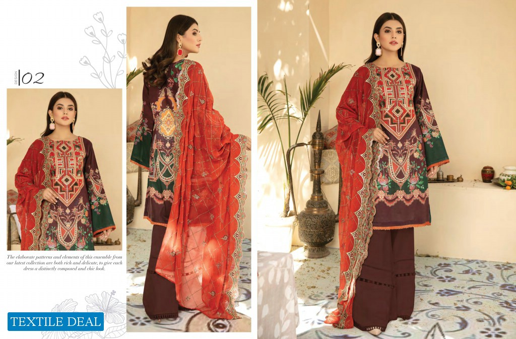 Adans Libas Zoha Suvic Lawn Collection wholesale Original Pakistani Dress
