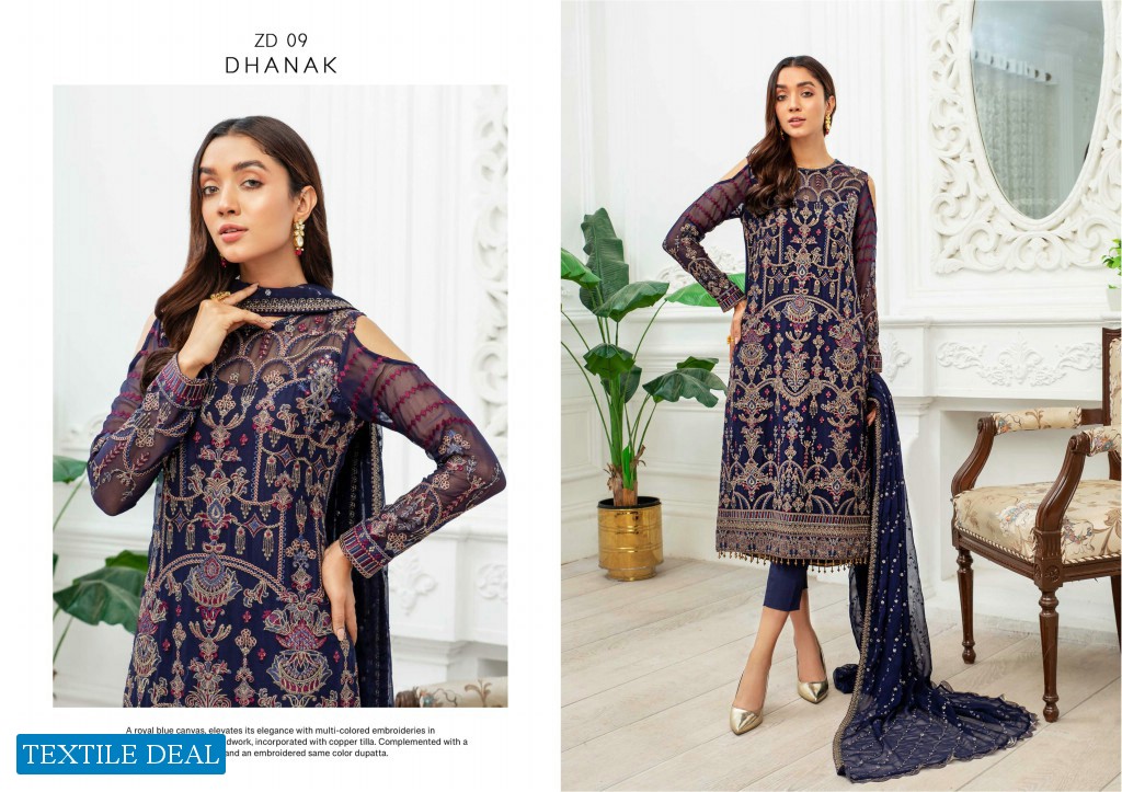 DASTOOR LUXURY CHIFFON BY ZARIF