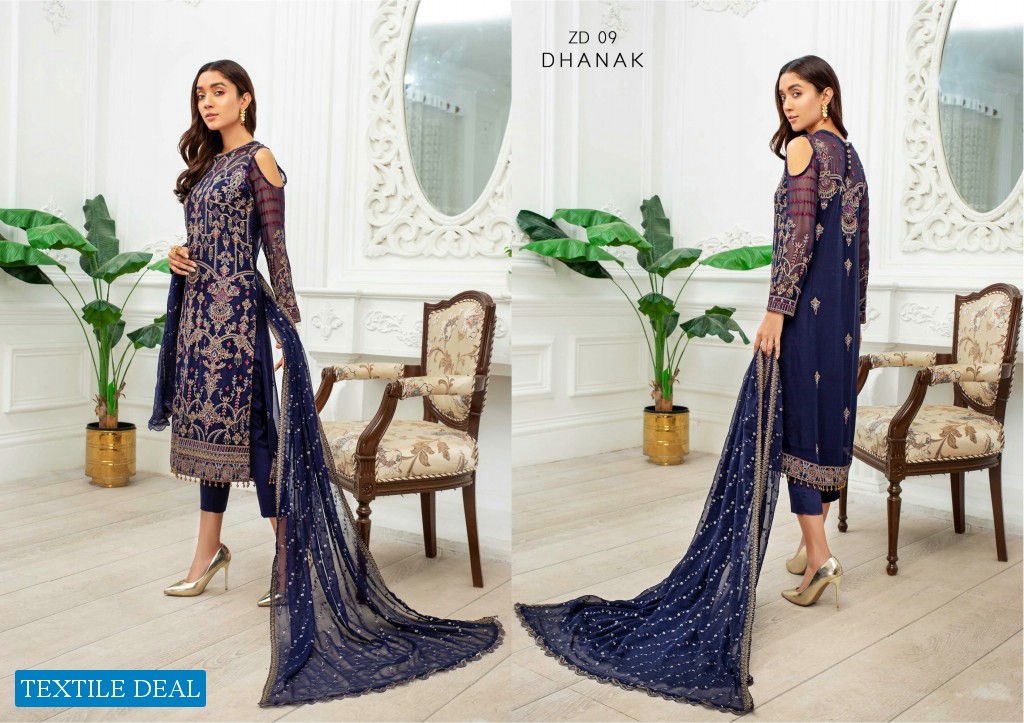 DASTOOR LUXURY CHIFFON BY ZARIF