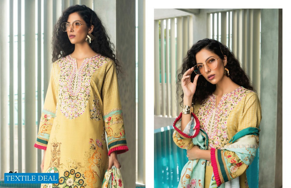 SALINA KHADDAR Exclusives EMBROIDERED Collection  By REGALIA Textile