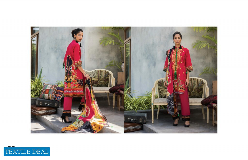 SALINA KHADDAR Exclusives EMBROIDERED Collection  By REGALIA Textile