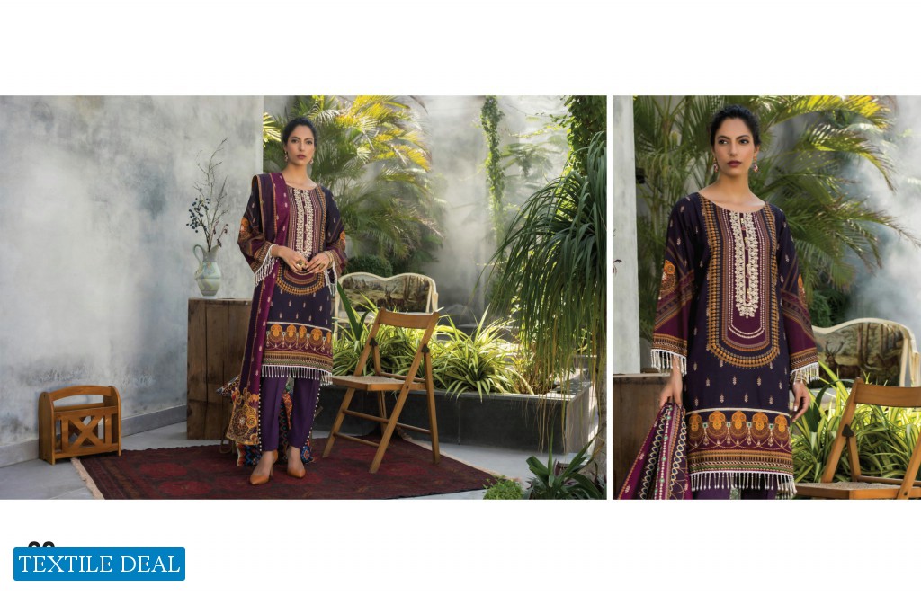 SALINA KHADDAR Exclusives EMBROIDERED Collection  By REGALIA Textile