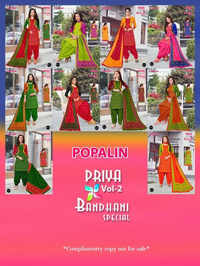 Nemi Priya Bandhani Special Vol-2 wholesale Bandhani Dress Material