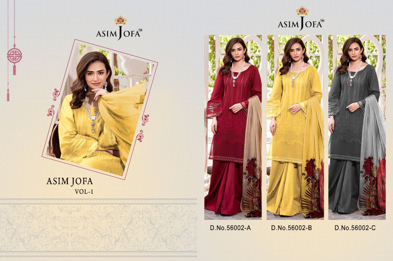 Asim Jofa Vol-1 Wholesale Pakistani Concept Dress