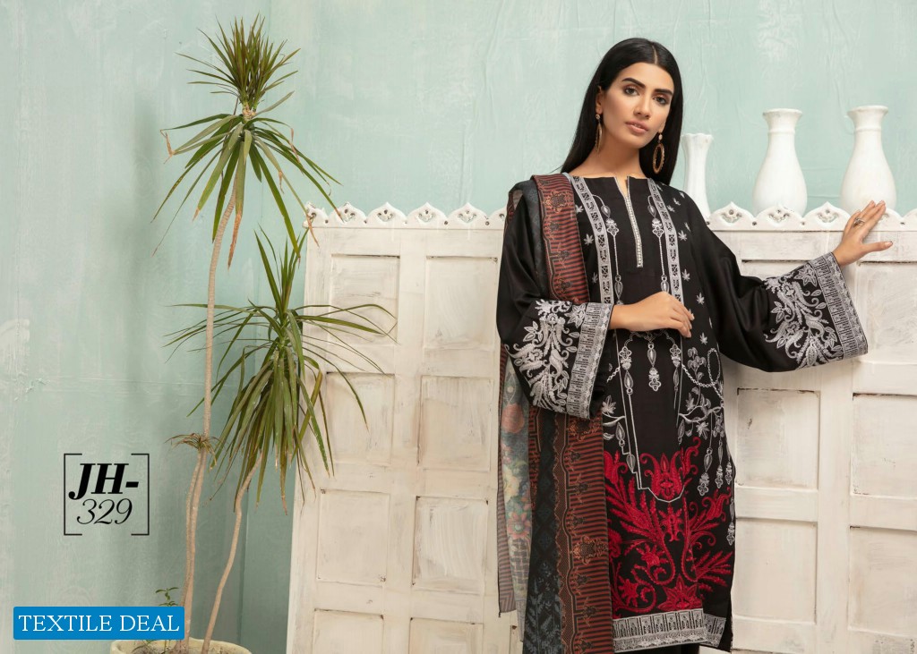 Johra Nigar Embroidered Winter Shawl Pakistani Salwar Kameez